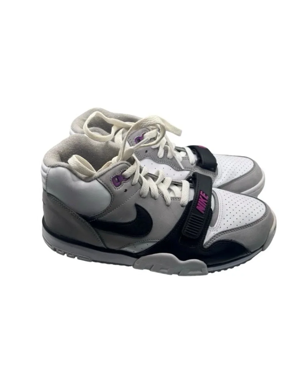 Nike Air Trainer 1 Hyper Violet Grey Black Sneakers Size Men 8 Women 9.5
